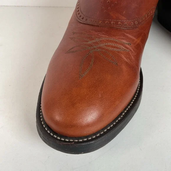 Tony Lama Buckaroo Cowboy Boots 12 D USA Made Sunset Renegade